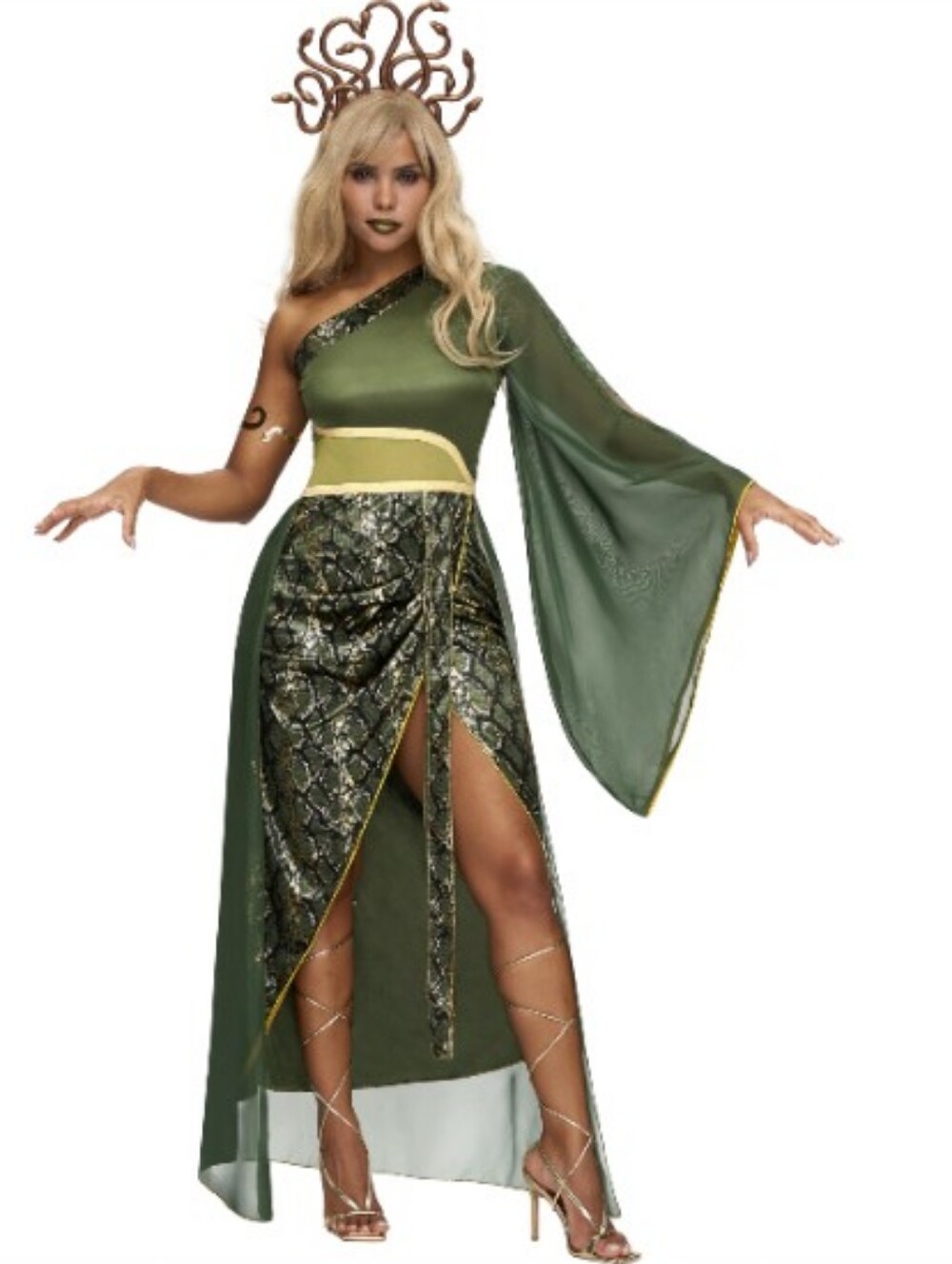 Spooktacular Creations Women Halloween Costumes, Snake Costume Women with Dress